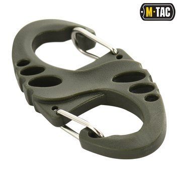 M-TAC КАРАБІН S-HOOK ПЛАСТИКОВИЙ OLIVE