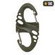 M-TAC КАРАБІН S-HOOK ПЛАСТИКОВИЙ OLIVE
