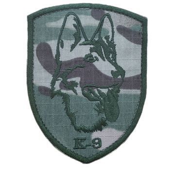 Шеврон К-9 Грета/Габардин Мультикам Збройні сили України Сухопутні війська (ЗС) Т. олива4488 купить