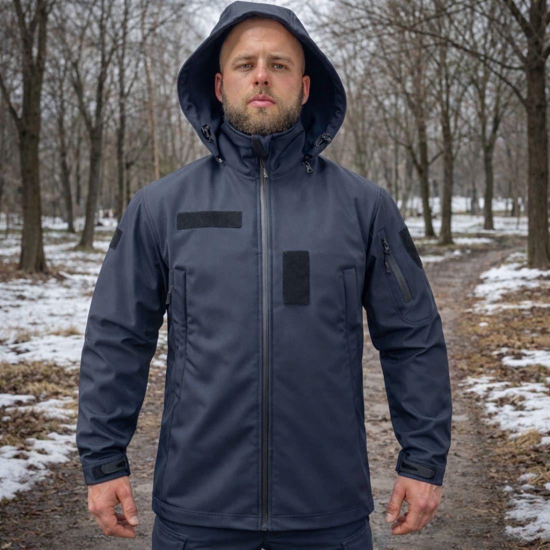 Куртка для ДСНС синя Softshell XL